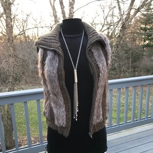 Jack Faux fur vest.